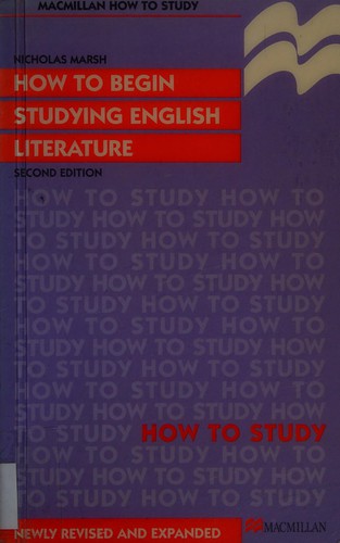 Cover of How to begin studying English literature