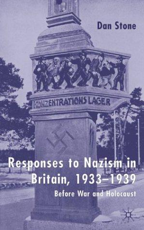 Cover of Responses to Nazism in Britain, 1933-1939
