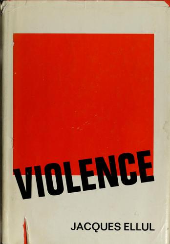 Cover of Violence: reflections from a Christian perspective