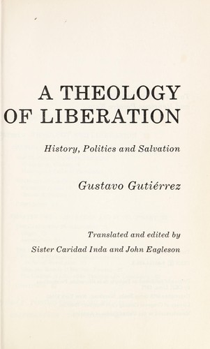 Cover of A Theology of Liberation