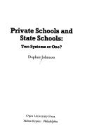 Cover of Private schools and state schools