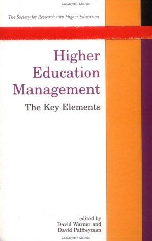 Cover of Higher education management