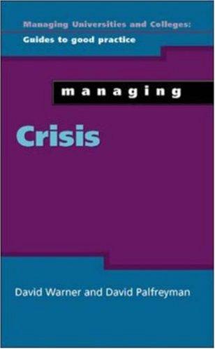 Cover of Managing crisis
