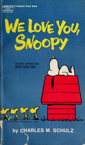 Cover of We Love You, Snoopy