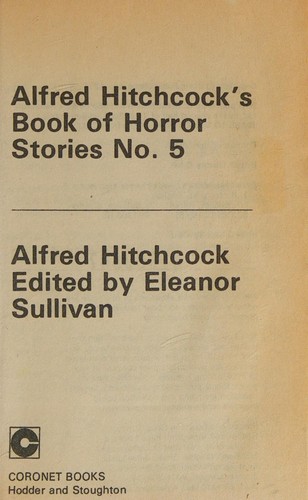 Cover of Alfred Hitchcock's Book of Horror Stories