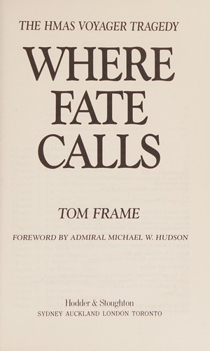 Cover of Where fate calls