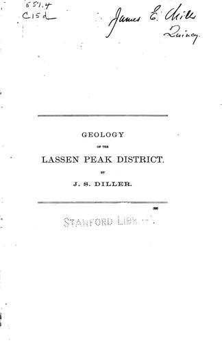 Cover of ... Geology of the Lassen Peak District