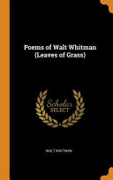 Cover of Poems of Walt Whitman (Leaves of Grass)