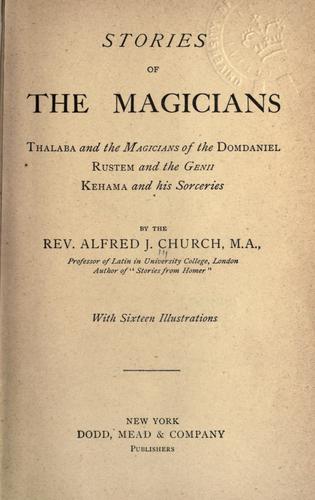 Cover of Stories of the magicians