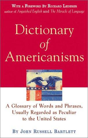 Cover of Dictionary of Americanisms