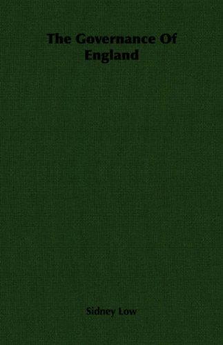 Cover of The Governance Of England