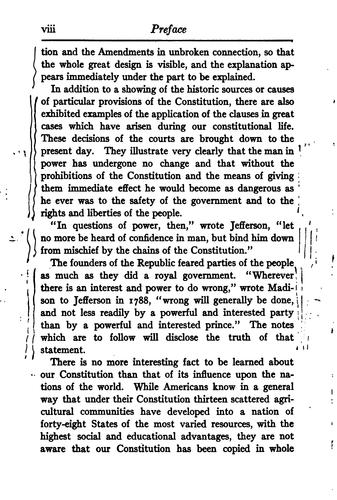 Cover of The Constitution of the United States, Its Sources and Its Application