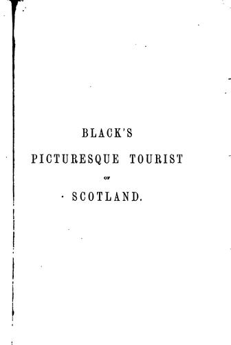 Cover of Black's Picturesque Tourist of Scotland