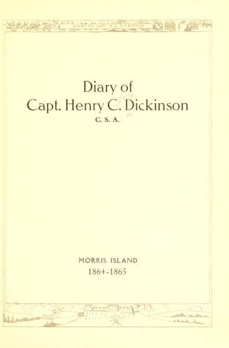 Cover of Diary of Capt
