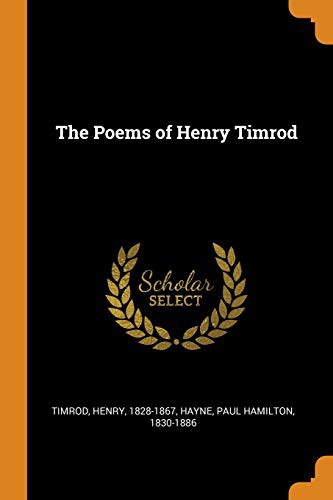 Cover of The Poems of Henry Timrod