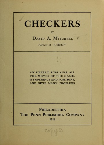 Cover of Checkers
