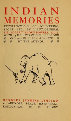Cover of Indian memories