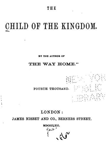 Cover of The Child of the Kingdom
