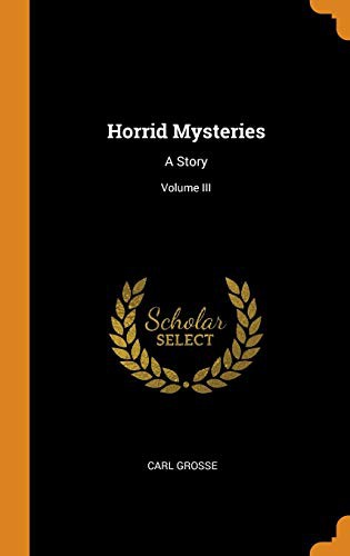 Cover of Horrid Mysteries