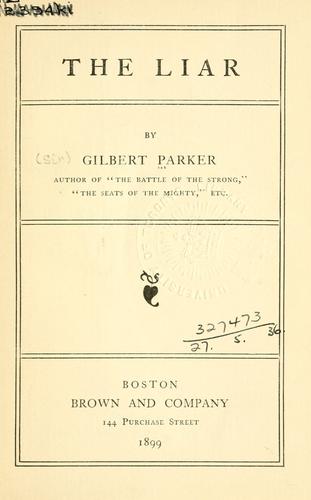 Cover of The liar