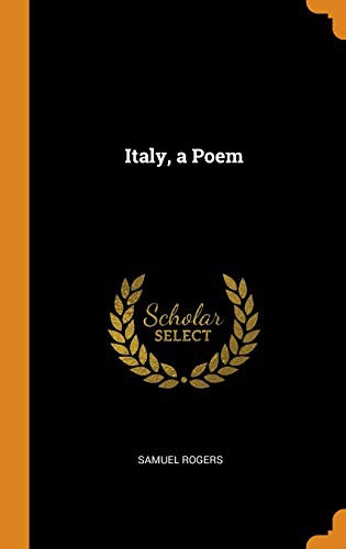 Cover of Italy, a Poem