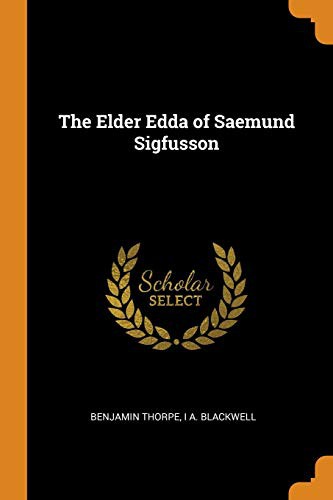 Cover of The Elder Edda of Saemund Sigfusson