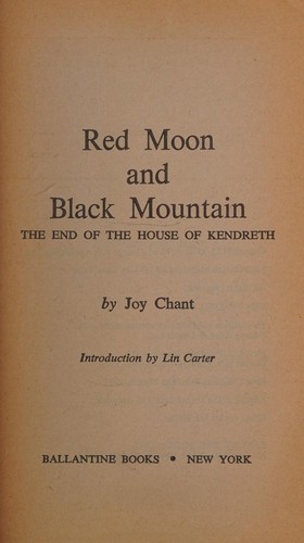 Cover of Red Moon and Black Mountain (Ballantine Adult Fantasy Series)