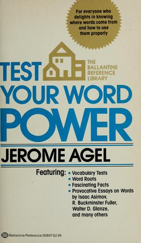Cover of Test your word power