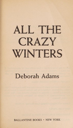 Cover of All the crazy winters
