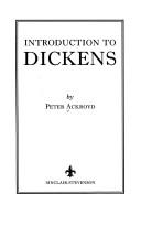 Cover of Introduction to Dickens