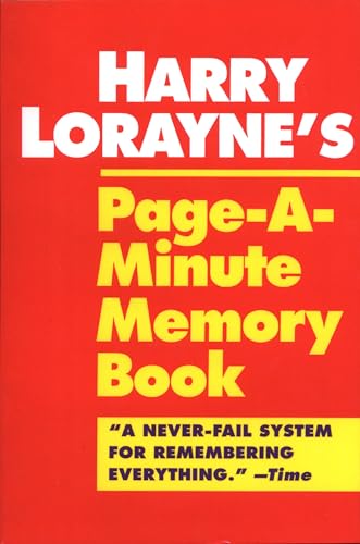 Cover of Harry Lorayne's Page-A-Minute Memory Book