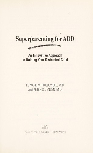 Cover of Superparenting for ADD