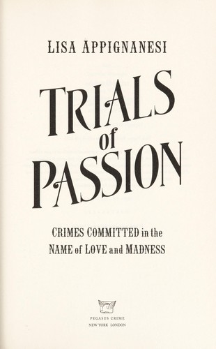 Cover of Trials of passion