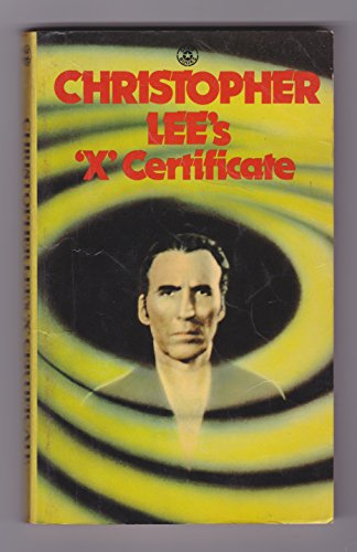 Cover of Christopher Lee's 'X' Certificate