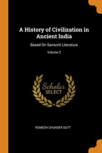 Cover of History of Civilization in Ancient India