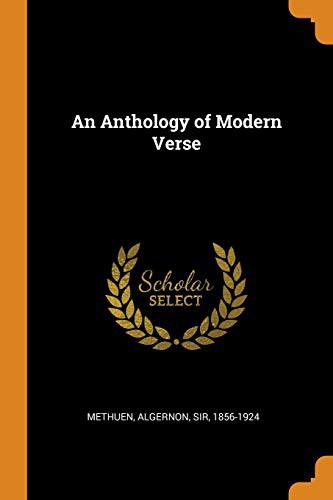Cover of An Anthology of Modern Verse