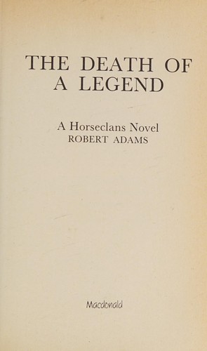 Cover of The death of a legend