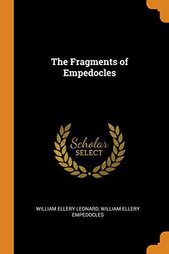 Cover of The Fragments of Empedocles