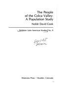 Cover of The people of the Colca Valley