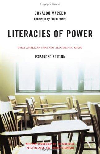 Cover of Literacies of Power
