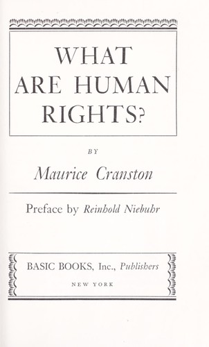 Cover of What are human rights?