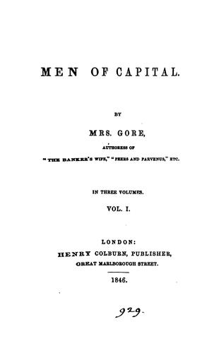 Cover of Men of Capital