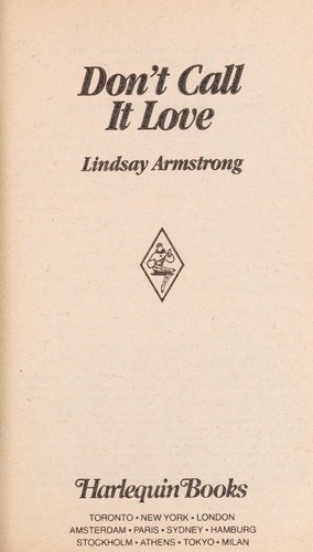 Cover of Don't Call It Love