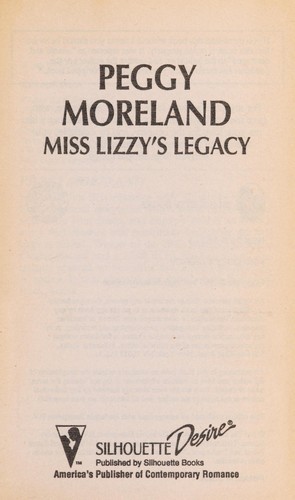 Cover of Miss Lizzy'S Legacy