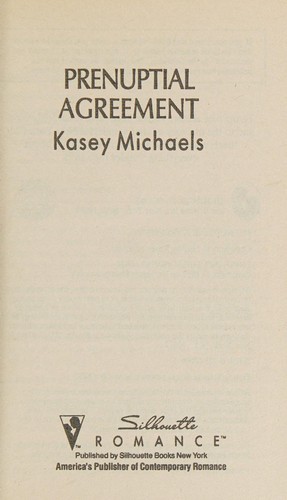 Cover of Prenuptial Agreement