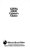 Cover of Cristen's Choice