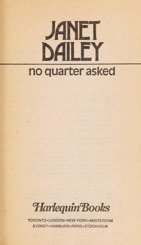 Cover of No Quarter Asked (Harlequin Presents #124)
