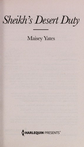 Cover of Sheikh's desert duty