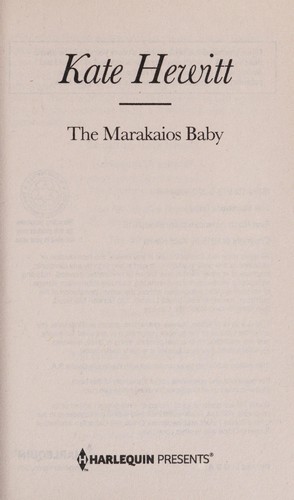 Cover of The Marakaios Baby