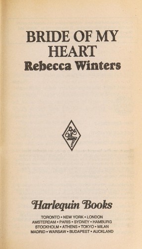 Cover of Bride of My Heart